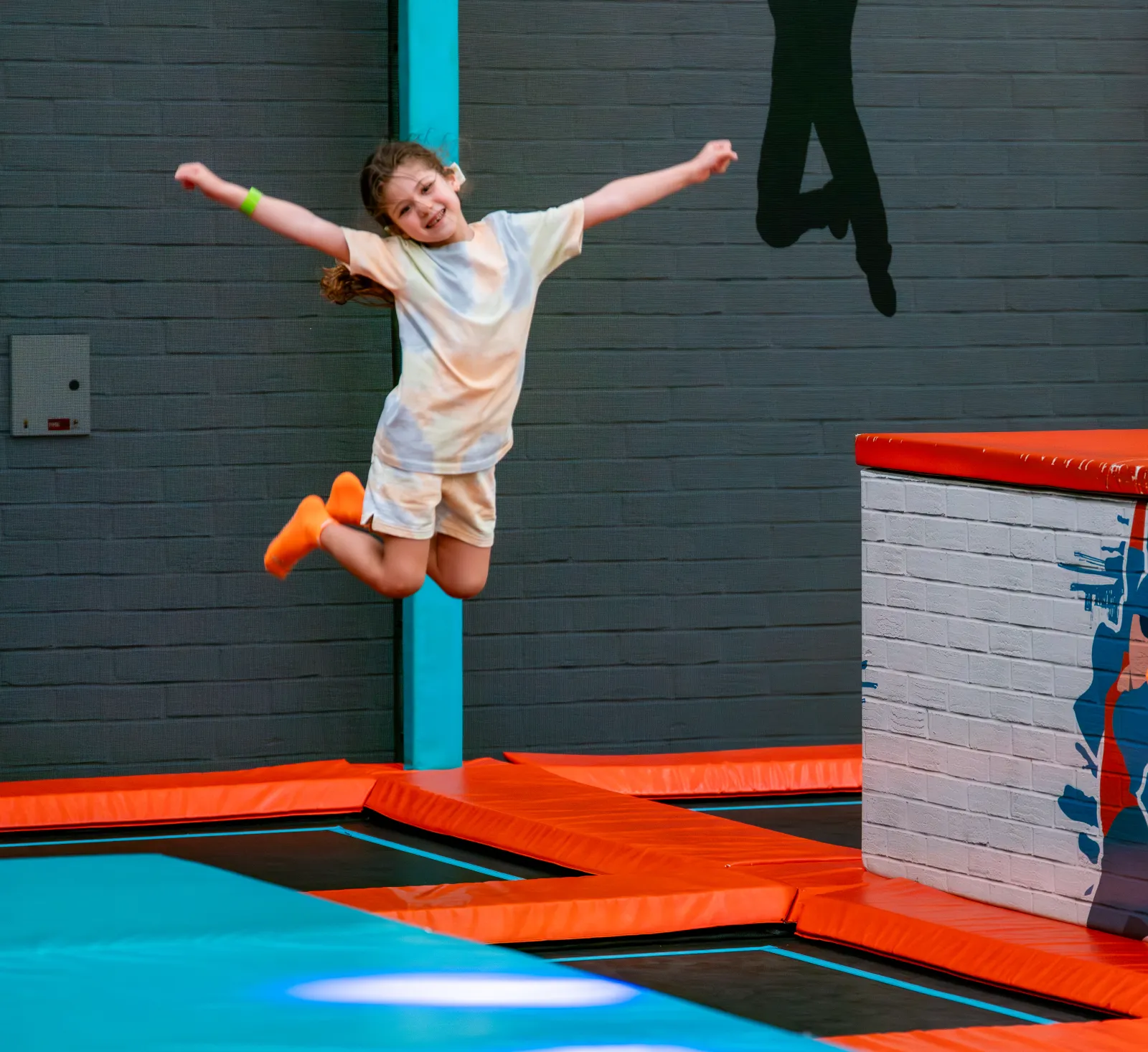 Foam pit jump at Trampo trampoline park Dubai