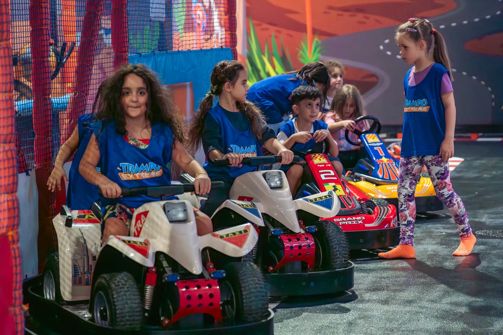 Birthday activity moment at Trampo UAE